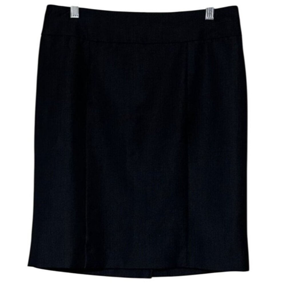 GEORGE Career Mini Skirt Dark Denim Color Polyester Rayon Blend Women's Size 6